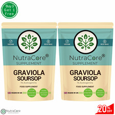 Graviola (Corossol) Fruit-6000mg de Capsules (1% Acetogenins) -liver
