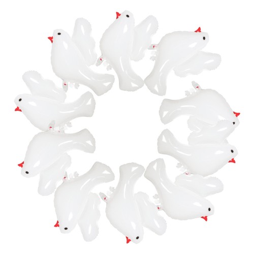 Pcs ballons colombes - 10,