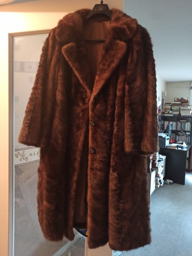 Manteau verutable vison et - en,