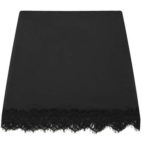 Culotte jupe satin dentelle - satin, et