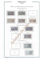 FRANCE  timbres fiscaux "TRANSPORT"  1950 à 1998 - Album  à imprimer soi-même