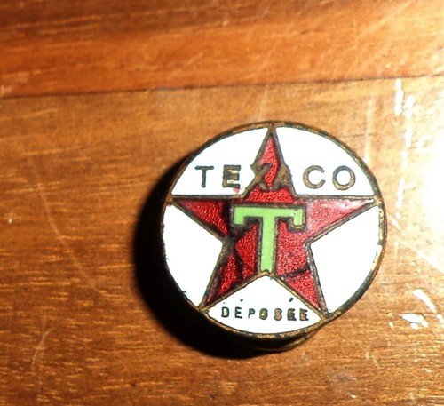 Rare bouton ancien texaco - ancien,
