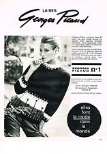 1962 GEORGES PICAUD ADVERTISING ADVERTISEMENT Wools