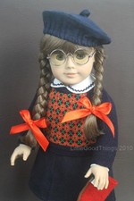 American Girl Historical Doll 18" Molly Retired Pleasant Company Outfit Shoes
