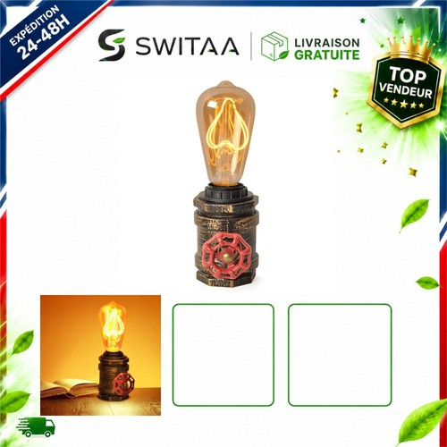 Lampe table industrielle - table,