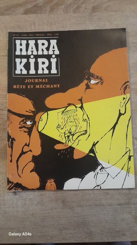 Hara kiri avril 1963 - n°27,
