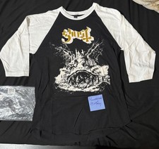 Ghost Prequelle Cardinal Copia Baseball Sleeve Shirt Medium Tobias Forge
