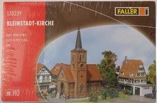 Faller HO Scale Building/Structure Kit Small Town Stone Church Painted/Weathered