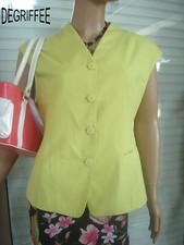  VESTE /BOLERO /CHEMISIER VERT ANIS FLASCHY DEGRIFFE T M 38/40 NEUVE 