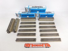30X Märklin H0 AC 5106 Pièce De Rail M-Gleis Droite 180 Mm Mint Box #ED815-3