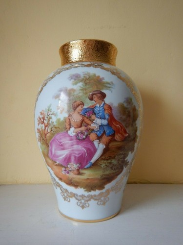 Vase porcelaine limoges - vase,
