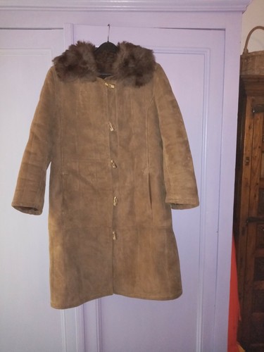 Manteau daim avec doublure - manteau,