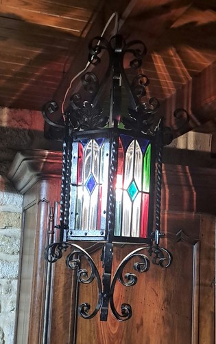 Ancienne lanterne fer - lanterne, en