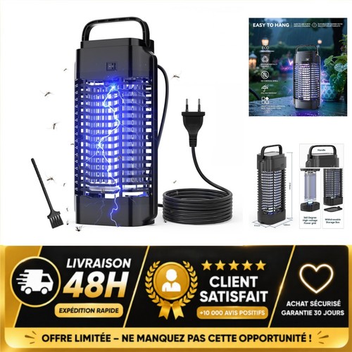 Lampe anti moustique 4200v - moustique,