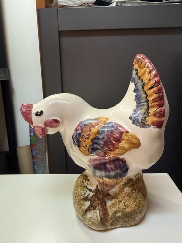 Figurine poule céramique - poule,