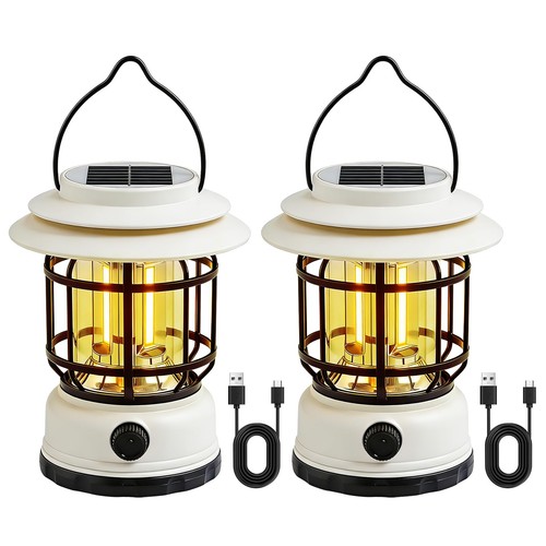 2pcs lampe solaire - 2pcs, camping