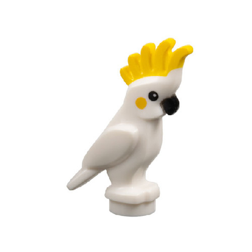 Lego figure white bird - figure, parrot