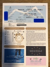 Place de concert Twice 2026