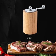 Moulin à poivre en bois, professionnel, rechargeable, sel, Portable,