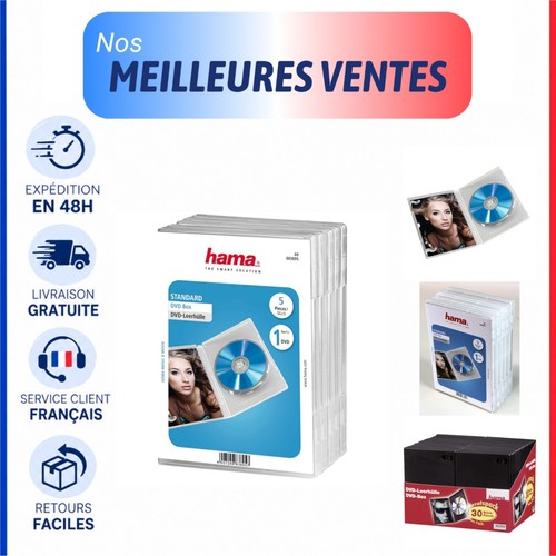 Hama boîtier dvd - boîtier,