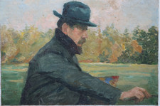 tableau ancien Henri Laffite