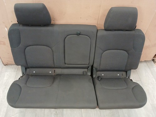 Banquette arrière tissu gris