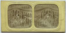 Vintage Model Theatre Puppets Figures c1865 Photo Stereo Diorama 