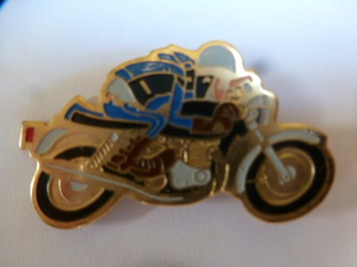 Pin biker triumph - pin, bd