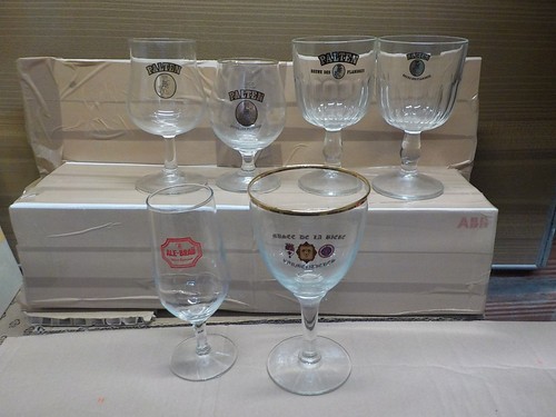 Verre ancien biere - 6,