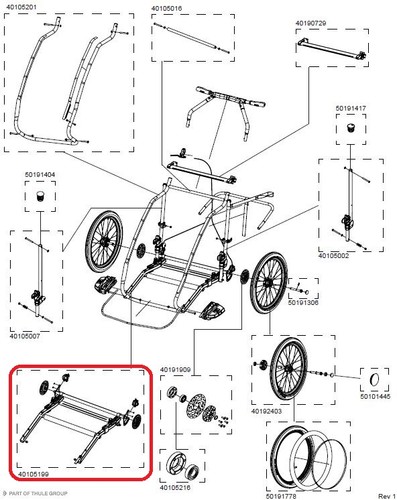 Thule lower frame - thule,