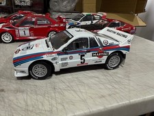 1. 18 DIECAST  LANCIA  037 RALLY  1984 MARTINI RACE CAR  KYOSHO MODELS