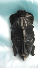 masque africain en ebene