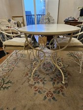 Table fer forgé (table de