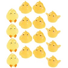  16pcs mini poulet résine