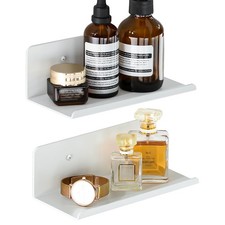 2 Pcs Etagere Murale Blanche