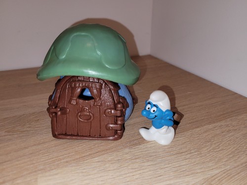 Figurine schtroumpf maison - schtroumpf, :
