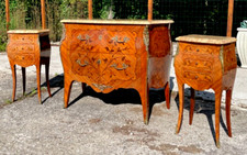 Commode et 2 chevets style