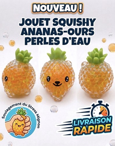 Jouet squishy ananas ours - jouet,
