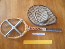 RAQUETTE TENNIS ADIDAS HAILLET VINTAGE WOODEN RACKET 1970's 80's NASTASE ? ADS 5