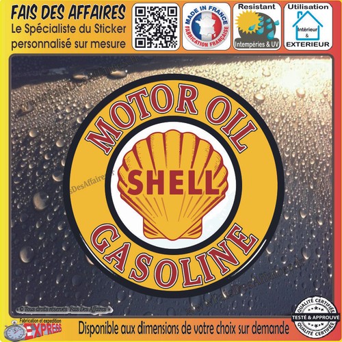 Stickers autocollant shell - 2,