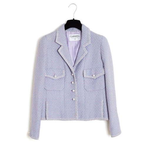 Chanel 1995 veste fr36 purple - fr36,
