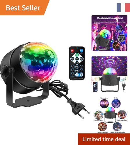 Boule disco rotative rgb - disco,