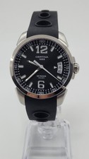 Certina DS Rookie Men's Steel Sapphire Crystal Black 40mm Swiss Watch C016417A