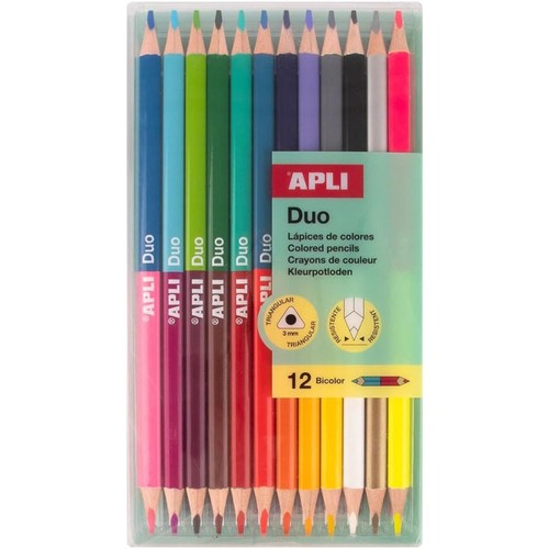 Crayons couleurs double - crayons, de