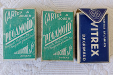 🌻Lot de 3 jeux de cartes