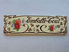 Plaque émaillée