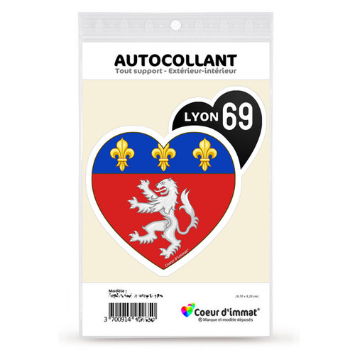Sticker autocollant coeur - autocollant,