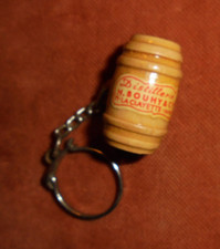 Nice mini barrel wood distillery BOUHY & Cie 71 LA CLAYETTE France keychain