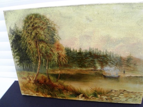 Peinture huile toile - a, l'huile