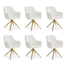 Lot de 6 Chaises de Salle à